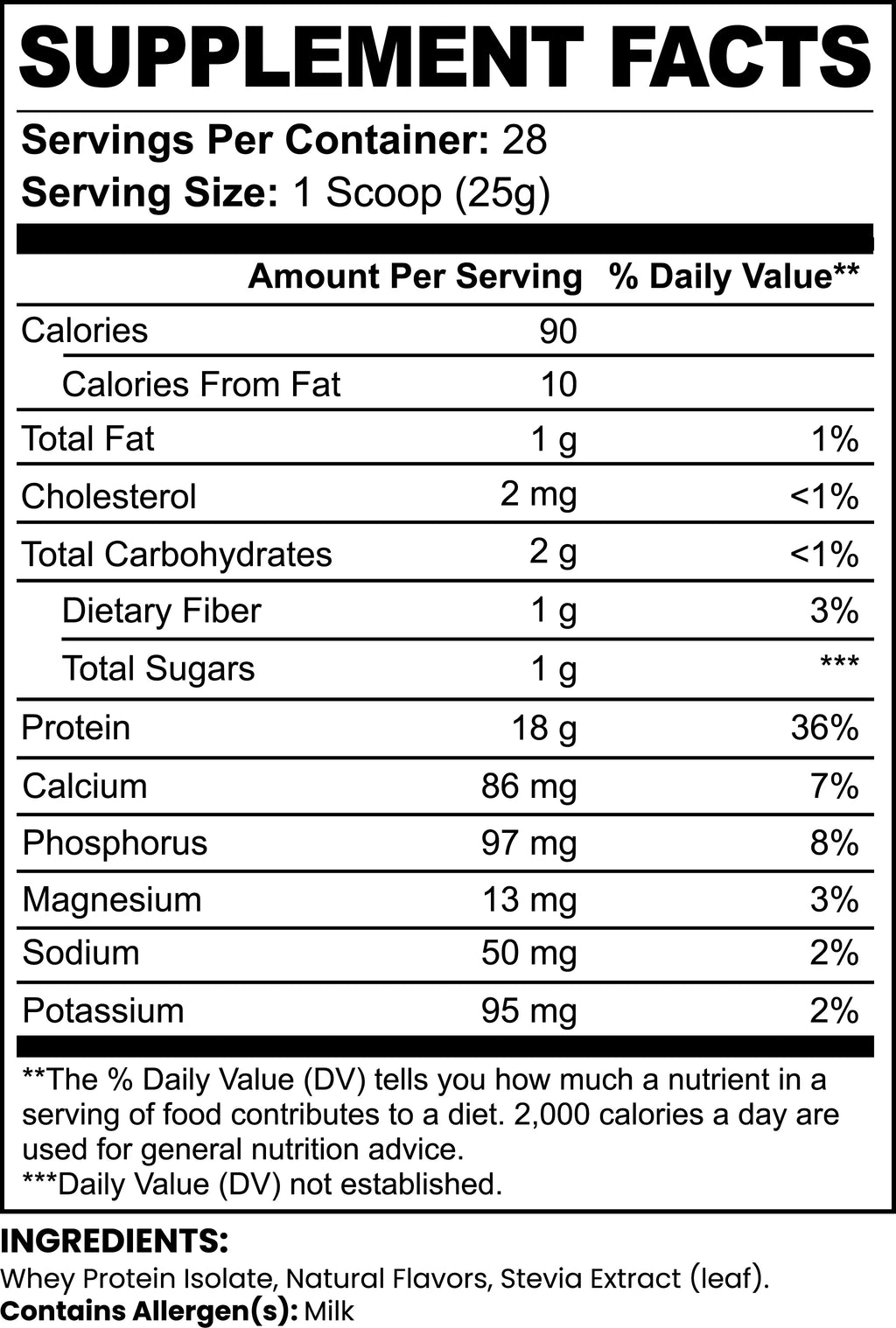 Pure3 Whey Protein Isolate (Chocolate) Muscle Department