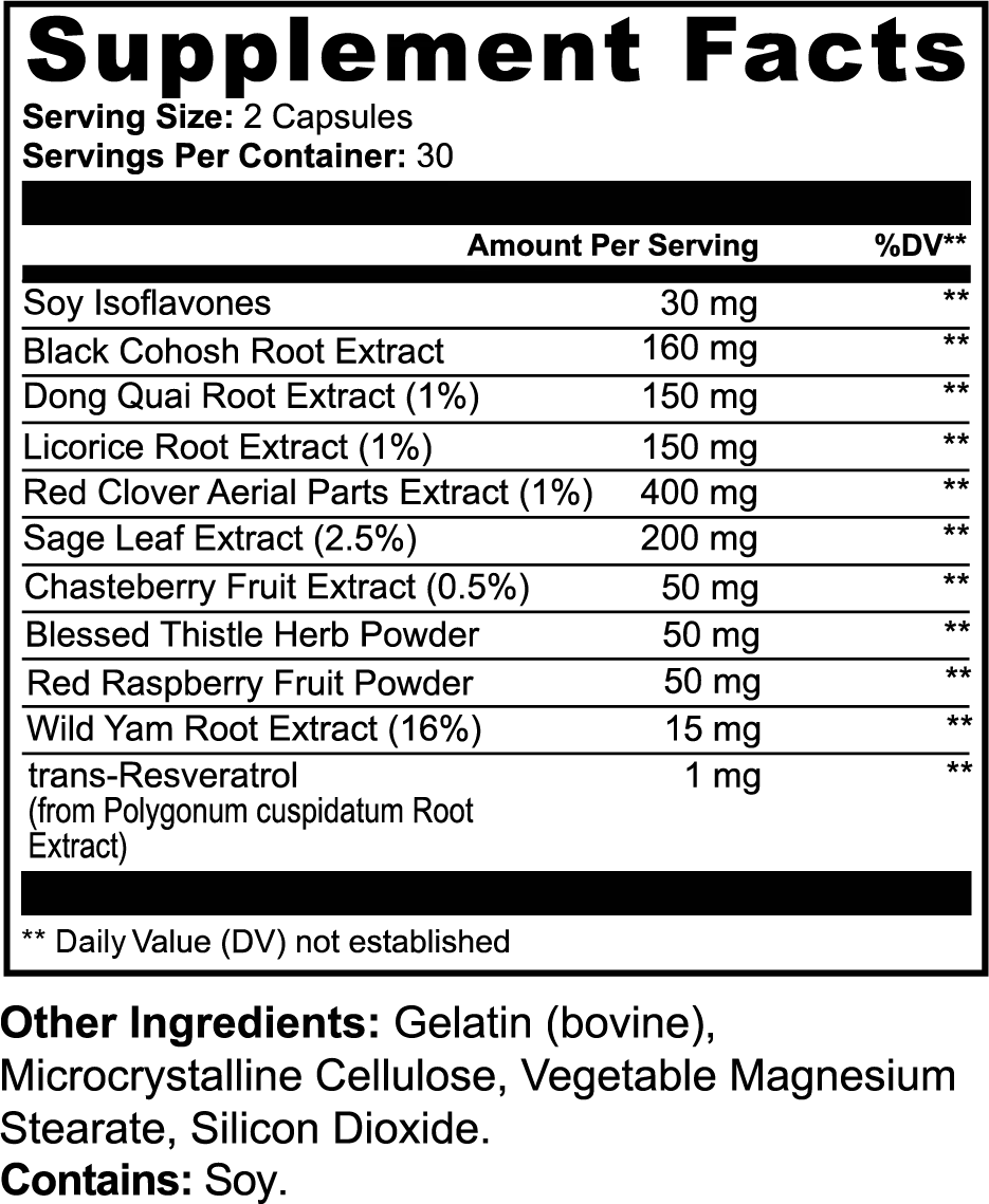 Women’s Multi-Botanical Vitamin Supplement Muscle Department