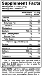 Hydrolyzed Collagen Creamer (Vanilla)  Muscle Department