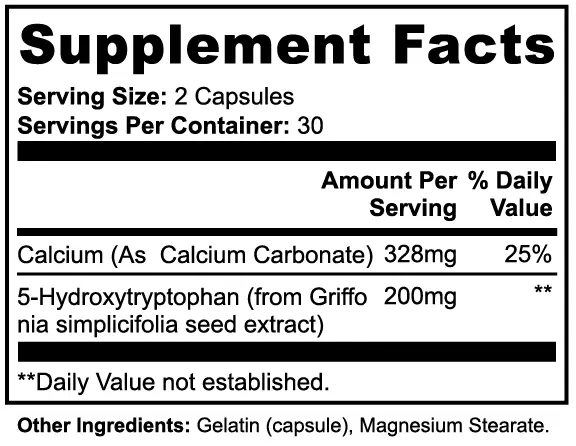 5-HTP Botanical Capsules Muscle Department