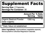 Organic Beetroot Capsules  Muscle Department