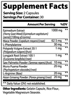 Epimedium & Maca Root Herbal Blend  Muscle Department