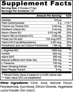 L-Theanine & B-Vitamin Powder (Sour Grape)  Muscle Department