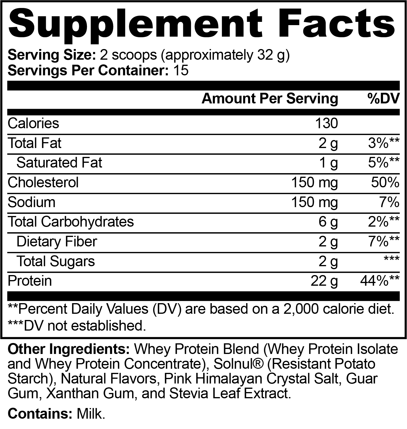 Performance Whey Protein Blend (Vanilla)  Muscle Department