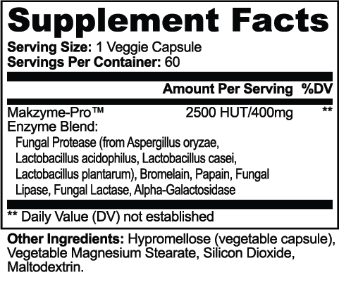 Digestive Enzyme Blend with Makzyme-Pro™ & Bromelain  Muscle Department